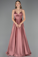 Robe de Soirée Longue Satin Pelure D'oignon ABU6573