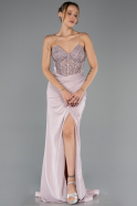 Robe de Soirée Longue Poudre ABU6599