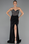 Robe de Soirée Longue Noir ABU6599