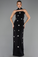 Robe de Soirée Longue Noir ABU6601