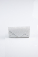 Sac de Soirée Luxe Argenté Argent SH840