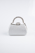 Sac de Soirée Luxe Argent KC711