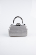 Sac de Soirée Coupe Au Laser Platine KC711
