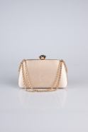 Sac de Soirée Satin Beige SH860