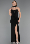 Robe de Soirée Longue Noir ABU6657