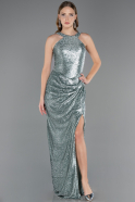 Robe de Soirée Longue Menthe ABU6662