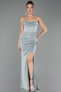 Robe de Soirée Longue Menthe ABU6695