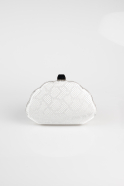Sac de Soirée Luxe A motifs Argent V513