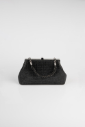 Sac de Soirée Luxe Pierreux Noir V757
