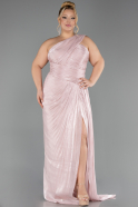 Robe Grande Taille Longue Mousseline Poudre ABU6713