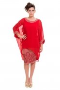 Robe Grande Taille Rouge ABK026