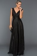 Robe De Soirée Longue Noir F7256