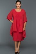 Robe Grande Taille Rouge ABK024