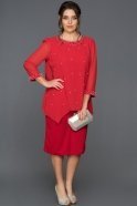 Robe Grande Taille Rouge ABK030