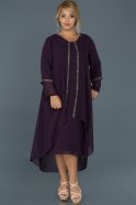 Robe Grande Taille Violet ABK220