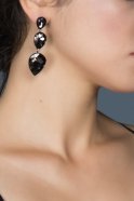 Boucle D'Oreille Anthracite DY001