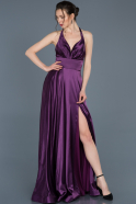 Robe de Soirée Longue Violet ABU543
