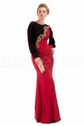 Robe De Soirée Hijab Rouge C6059
