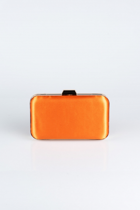 Sac de Soirée Luxe Satin Orange SH802