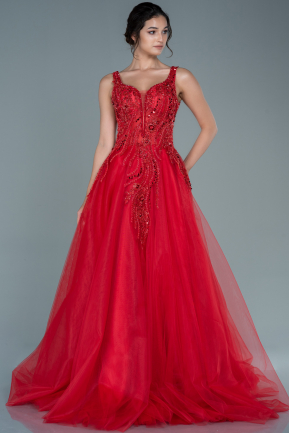 Haute Couture Longue Rouge ABU2630