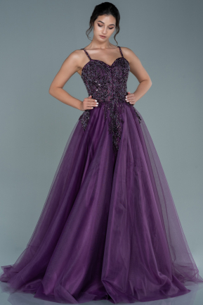 Haute Couture Longue Violet ABU2631
