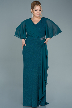 Robe de Soirée Grande Taille Longue Émeraude ABU2651