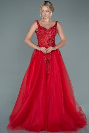 Haute Couture Longue Rouge ABU2630
