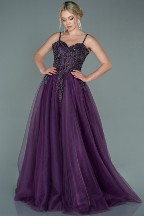 Haute Couture Longue Violet ABU2631