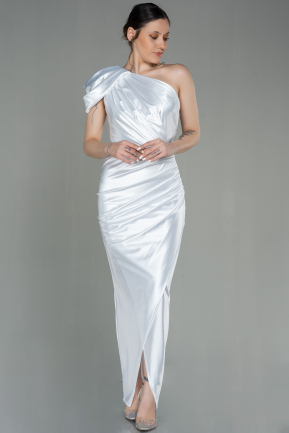 Robe de Soirée Longue Blanc ABU2982