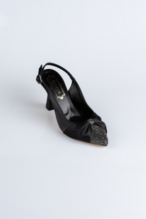 Chaussure Satin Noir MJ5318