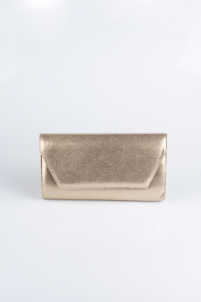 Gold Plaster Fabric Evening Bag V510