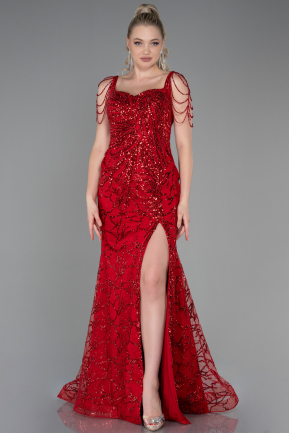 Haute Couture Longue Rouge ABU3268