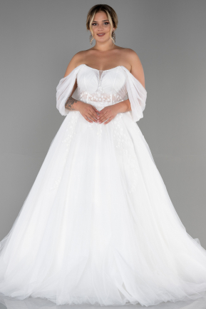 White Wedding Dress ABG028