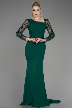 Long Emerald Green Evening Dress ABU3712