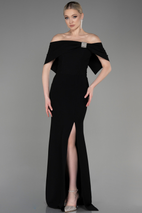 Long Black Evening Dress ABU3775