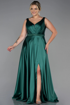 Robe Grande Taille Longue Émeraude ABU3200