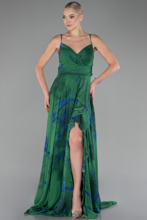 Robe de Soirée Longue Vert ABU4070