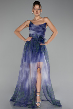 Robe de Soirée Longue Violet ABU4150