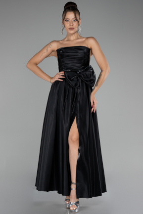 Robe de Cérémonie Midi Noir ABK2124