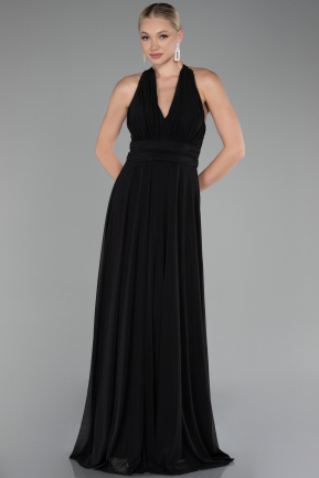 Robe de Soirée Longue Noir ABU4188