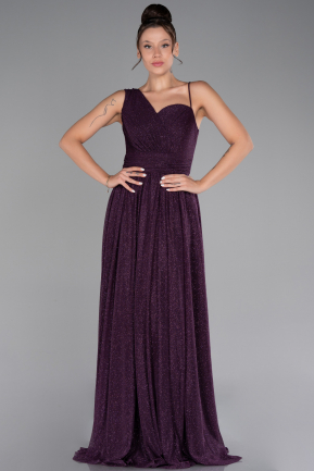 Robe de Soirée Longue Violet ABU4190