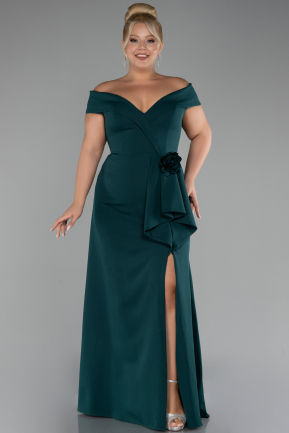 Robe De Soirée Grande Taille Longue Émeraude ABU4200