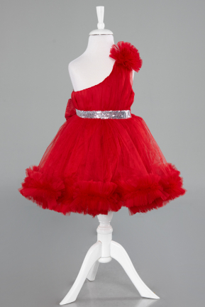 Robe de Soirée Enfants Courte Rouge ABK2141