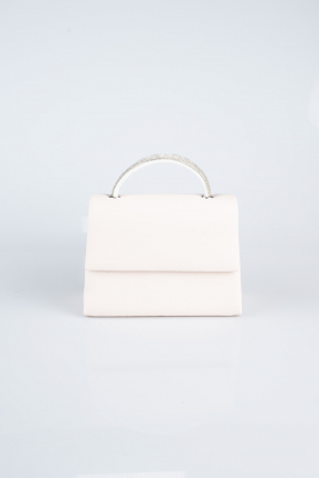 Sac de Soirée Luxe Satin Beige KC253