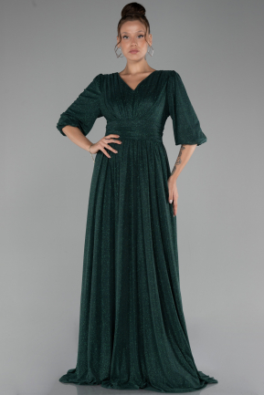 Robe de Soirée Grande Taille Longue Émeraude ABU4275