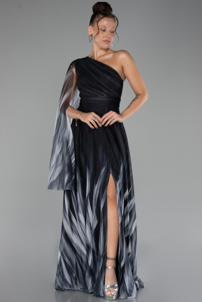 Robe de Soirée Longue Noir ABU4279