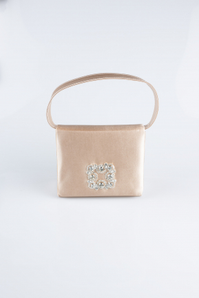 Sac de Soirée Satin Beige KC262