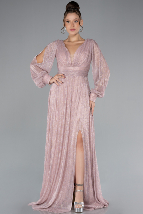 Robe De Soirée Longue Poudre ABU2905