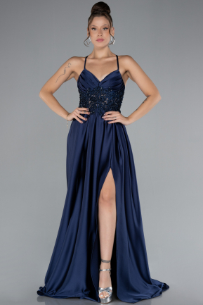 Robe de Soirée Satin Longue ABU4133