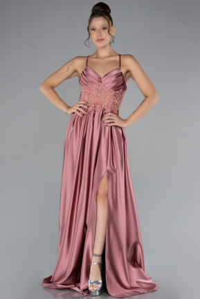 Robe de Soirée Satin Longue ABU4133